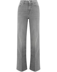 7 For All Mankind - Straight Jeans - Lyst