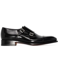 Santoni - Carter Leren Gespschoenen - Lyst