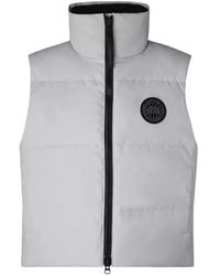 Canada Goose - Jassen ,Grijs ,Polyester Zilveren Puffer Vest Grandview - Lyst