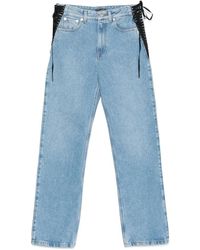 Mugler - Straight Fit Jeans - Lyst