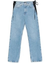 Mugler - Straight Fit Jeans - Lyst