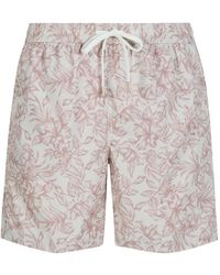 Eleventy - Badmode ,Roze ,Polyester Pantaloncino Beach - Lyst
