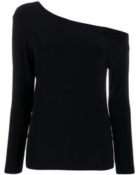 Norma Kamali - Tops ,Zwart ,Off-Shoulder Top - Lyst