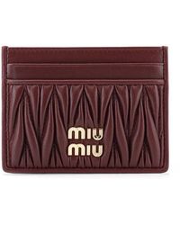 Miu Miu - Wallets & Cardholders - Lyst