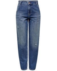 ONLY - Loose-Fit Jeans - Lyst