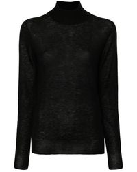JOSEPH - Truien & Vesten ,Zwart ,Cashmere Casual Trui - Lyst