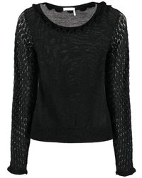 See By Chloé - Round-Neck Knitwear - Lyst