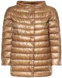 Herno - Jassen ,Bruin Coats Camel - Lyst