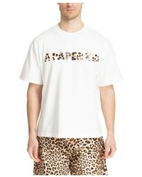 A PAPER KID - Gemustertes Logo T-Shirt - Lyst