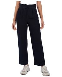 Emporio Armani - Wide Trousers - Lyst