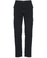 Stone Island - Slim-Fit Trousers - Lyst
