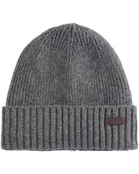 Barbour - Wool-Blend Fleece-Lined Beanie - Lyst