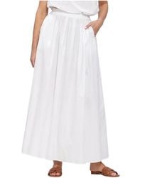 Lina Locchi - Rokken ,Wit ,Ll-Adele Maxi Rok - Lyst