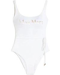 Max Mara - Beachwear Zee Kleding Wit - Lyst