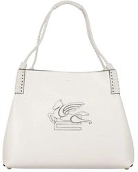 Etro - Geflochtene Leder Tote Tasche - Lyst