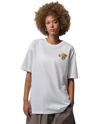 Nike - Fitness ,Wit ,Katoen Brooklyn Graphic T-Shirt - Lyst