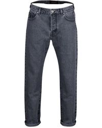 Moorer - Pantaloni 5 tasche in denim di peso medio con delavé marmo - Lyst