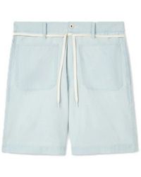 KENZO - Korte Broeken ,Blauw ,Katoen Bermuda Short - Lyst