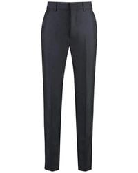 Prada - Wool Blend Tailored Trousers For - Lyst