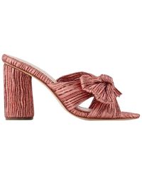 Loeffler Randall - Emilia Sandals In Pink Fabric - Lyst