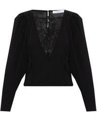 IRO - Overhemden ,Zwart ,Top Afina - Lyst