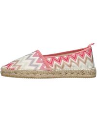 Missoni - Schoenen ,Veelkleurig ,Leer Platte Schoenen Multi Colour - Lyst