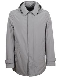 Herno - Winterjas Met Ritssluiting En Capuchon - Lyst