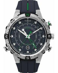Timex - Expedition Tide-Temp-Compass 45Mm Horloge Met Siliconen Band - Lyst