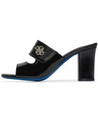 Loriblu - Schoenen ,Zwart ,Leer Muiltje Van Zwart Glanzend Leer - Lyst