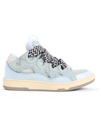 Lanvin - Blaue Sneakers Für Männer Aw25 - Lyst