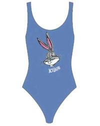 Iceberg - Badmode ,Blauw ,One Piece Badpak - Lyst