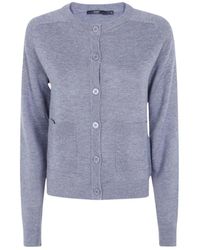 Seventy - V-Ausschnitt Strickjacke - Lyst