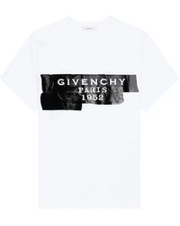 Givenchy - Tops ,Wit ,Katoen Witte Katoenen T-Shirt - Lyst