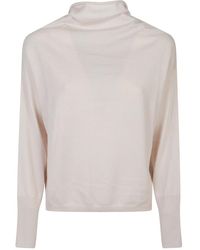 Aragona - Trui Met Lange Mouwen En Col - Lyst
