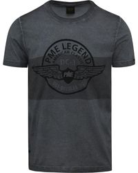 PME LEGEND - T-Shirt Druck Melange - Lyst