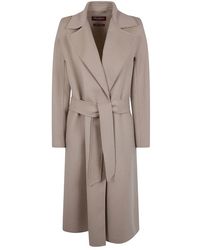 Max Mara - Jassen ,Wol Lange Jas Van Wol, Kasjmier En Zijde - Lyst