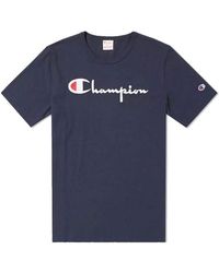 Champion - Script Logo T-Shirt - Lyst