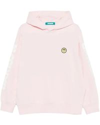 Barrow - Hoodies & Sweatvesten ,Roze ,Katoen Hoodie Met Lange Mouwen - Lyst