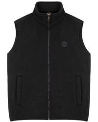 Colmar - Jassen ,Blauw ,Gebreide Mouwloze Logo Vest Met Volledige Rits - Lyst