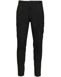 Stone Island - Slim-Fit Trousers - Lyst