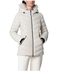 Moose Knuckles - Jassen ,Grijs ,Nylon Roselawn Down Jacket - Lyst