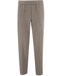 Le Tricot Perugia - Straight Trousers - Lyst