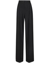 Dolce & Gabbana - Wide Trousers - Lyst
