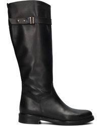 Stefano Lauran - Schwarze Lederstiefel Hoch - Lyst