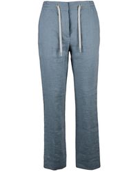 Eleventy - Wide Trousers - Lyst