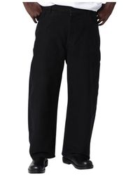 Studio Nicholson - Broeken ,Zwart ,Katoen Volume Pant - Lyst