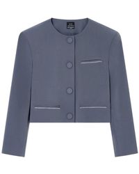 ARMANI EXCHANGE - Jassen ,Blauw ,Blazer Formale - Lyst