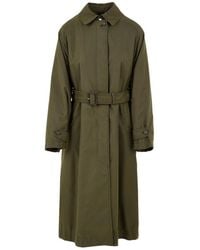 Aspesi - Belted Coats - Lyst