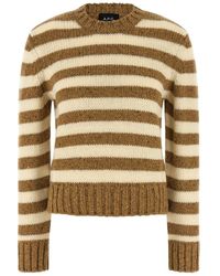 A.P.C. - Gestreept Tricot Van Zuiver Scheerwol - Lyst