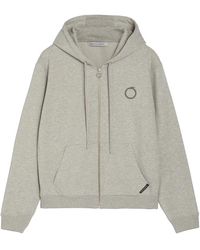 Trussardi - Hoodies & Sweatvesten ,Grijs ,Katoen Zip-Throughs - Lyst